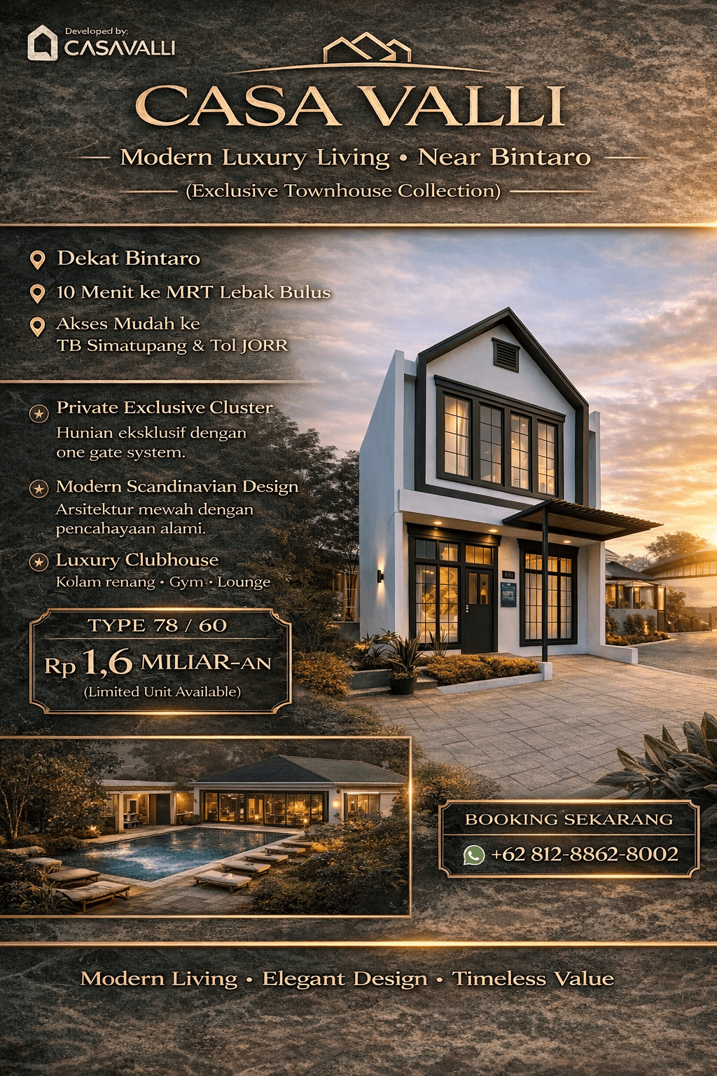 Rumah Modern Luxury
DEKAT BINTARO